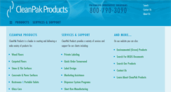 Desktop Screenshot of cleanpakproducts.com