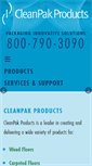 Mobile Screenshot of cleanpakproducts.com